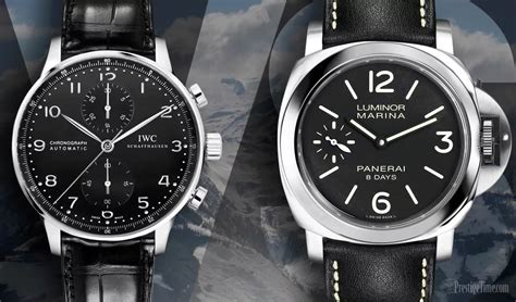 iwc portuguese vs panerai luminor|Panerai vs IWC Watches: Brand Comparison .